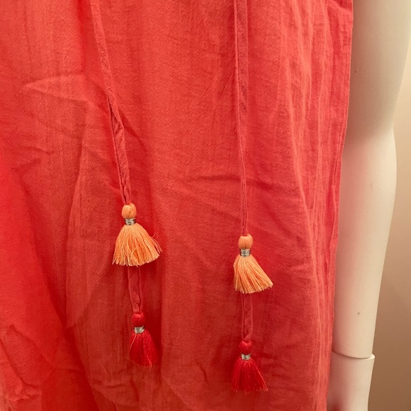 Pink Chicken NYC maxi dress with tassels size S - Picture 3 of 6